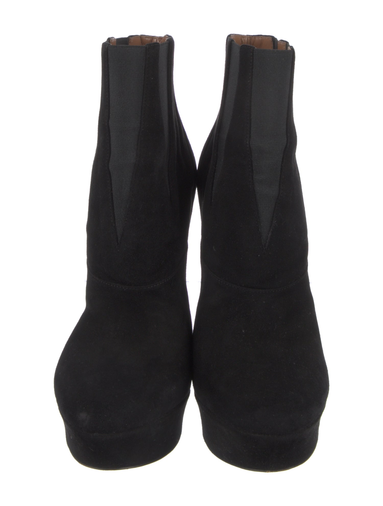 Alaïa Suede Chelsea Boots
